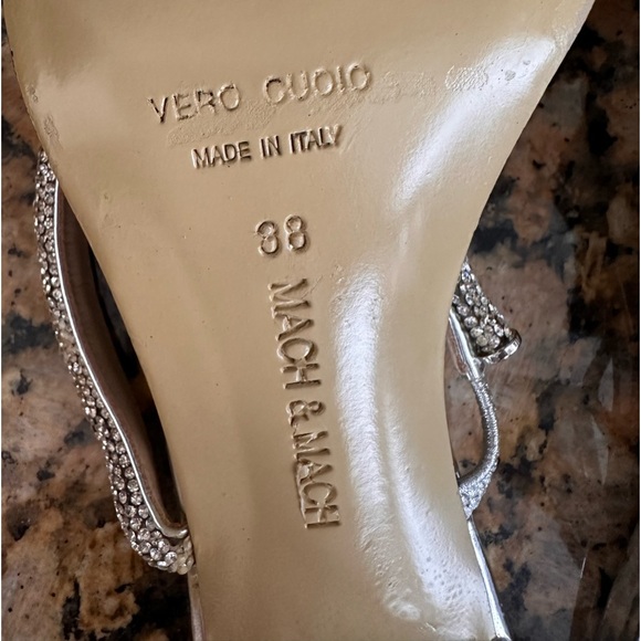 Mach & Mach Crystal Flower slide sandal - Picture 11 of 16